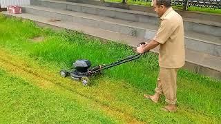 EcoMow From Lawncare cordless Battery powered walkbehind Lawnmower for tall wet grass