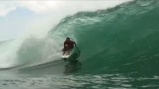 Epic Footstall! Technical Backside Tube Riding with Asher Pacey in Indonesia