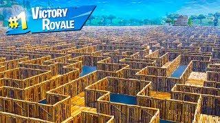 World's Biggest IMPOSSIBLE MAZE in Fortnite Battle Royale!