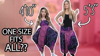 Women Try One Size Fits All Clothes