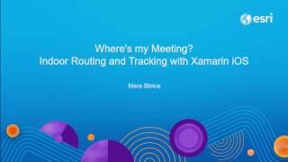 Where's my Meeting? Indoor Routing and Tracking with Xamarin iOS