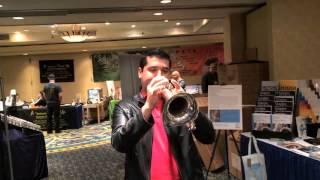 Pacho Flores with Stomvi-USA at the 2014 ITG conference