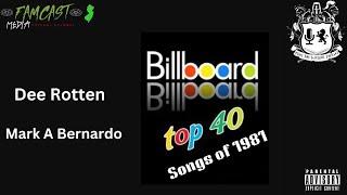 FTDP #310 Billboards Top 40 Songs of 1981