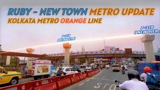 Kolkata Airport Metro Update | New Town to Beleghata Section Construction Update