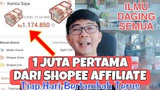 CARA DAPETIN 1 JUTA DARI SHOPEE AFFILIATE 