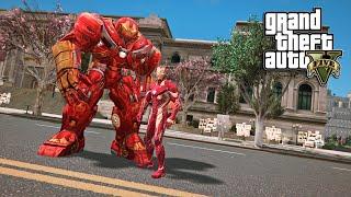 IRON-MAN MARK 50 AND INFINITY WAR HULKBUSTER VS ABOMINATION!! (GTA 5 PC MODS NVE)