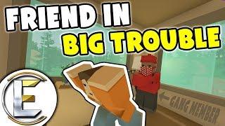 Friend In Big Trouble With a Gang - Unturned Serious Roleplay (Owing Money to Loan Sharks)