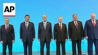 China's Xi Jinping, Russia's Vladimir Putin attend SCO Astana summit