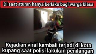 Warga Rekam Kejadian Viral Saat Polisi Razia Di Tedis Kota Kupang