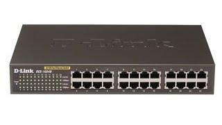 DEAD SET! D-LINK 24  ETHERNET PORT SWITCH HUB.