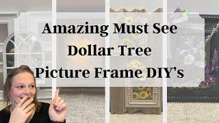 MUST SEE!!!! Dollar Tree Picture Frame DIY's | Dollar Tree Lantern DIY | Sunflower DIY | #DARUITE