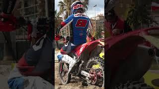 Nathan Watson #91 start at the 2023 Italy EnduroGP Cross Test 