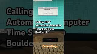 Setting my Macintosh's time with a dial-up modem #vintagecomputing