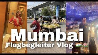 24 Stunden in Mumbai, 7 Stunden Flug & Indien - Flugbegleitervlog / andreaabaam