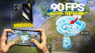 TEST BERMAIN PUBG MOBILE 90 FPS DI POCO F6, APAKAH MASIH NGEFRAME ? | POCO F6 PUBG TEST