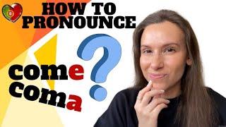 Ending vowels pronunciation - European Portuguese