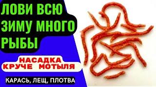 Насадка для рыбалки на КАРАСЯ, ЛЕЩА, ПЛОТВУ. ЗАМЕНИТ МОТЫЛЯ,  обеспечит клёв на всю зиму.