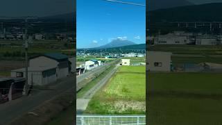 WATCHING MOUNT FUJI FROM THE BULLET TRAIN SHINKANSEN #japantravel #fujimountain #shinkansen #japan