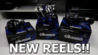 UNBOXING NEW OKUMA REELS! (HELIOS SX, COLD WATER, INSPIRA)