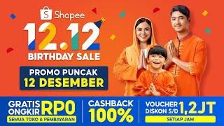 Cashback 100% di PROMO PUNCAK 12.12 Birthday Sale | Hanya di Tanggal 12 Des!