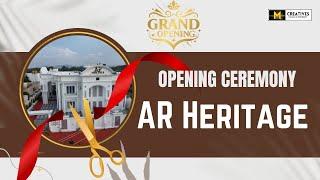 Live | Grand Opening Ceremony Of AR Heritage | Alhaj Mir Ali Raza | Alhaj Zuhair Raza | M-Creatives