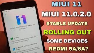 MIUI 11.0.2.0 Stable Update Rolling Out For Some Device | Miui 11 First Stable Update Release