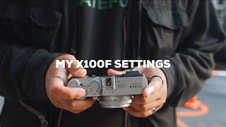 My X100F Settings for Street Photography