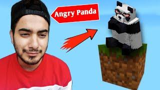 My Cute Panda Attacked me because of this..... [One Block Minecraft]