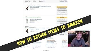 How To Return Items To Amazon