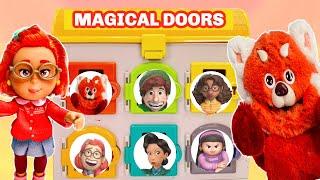 Disney Pixar Turning Red Magical Doors Save Mei's Morning Routine with Slime