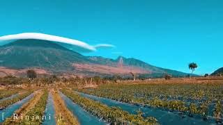 FENOMENA GUNUNG RINJANI DIKELILINGI AWAN UFO-PULAU LOMBOK