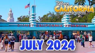 Disney California Adventure - July 2024 Walkthrough [4K POV]