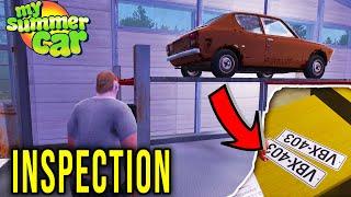 CAR INSPECTION - HOW TO PASS IT QUICKLY - My Summer Car Story [S4] #169 | Radex