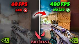  How To BOOST Your FPS On Valorant + FIX FPS DROPS | Fix Lag & Stutters | Performance Guide!