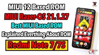 MIUI 12 MIUIRazer 21.1.27 ROM Android 10 for Redmi Note 7 & 7S Lavender | Best MIUI Based ROM |