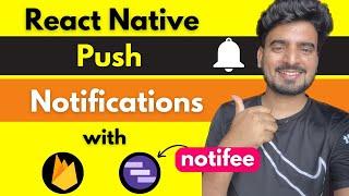 React Native Push Notifications with @Firebase & Notifee   |  in Hindi | Engineer Codewala