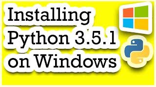 installing python 3.5.1 on windows