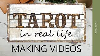 Tarot in “Real Life” No. 1 (Making TarotTube Videos)