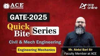 GATE 2025: Civil & Mech Engineering (Fluid Mechanics) Quick Bite Series by Mr. Abdul Bari sir