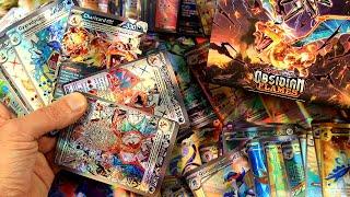 Pulled Charizard Ex Art Rare - Pokemon Cards EX Obsidian Flames Box - Aliexpress Fake Cards