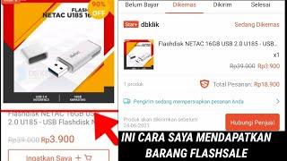 FLASHSALE SHOPEE || HARGA BELUM BERUBAH TAPI DAPAT HARGA FLASHSALE???? || BEGINI CARA NYA...