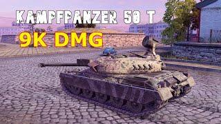 Kampfpanzer 50 t - 4 Kills • 9K DMG • WoT Blitz