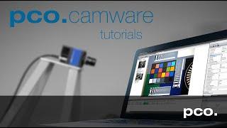 pco.camware Video Tutorial 04: Reloadable Camera Sets