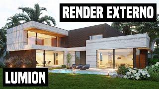 Como Fazer Um Render Externo Realista no Lumion | Passo a passo completo para renderização noturna