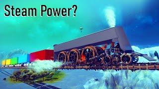 Making a Steam Powered Train in Besiege