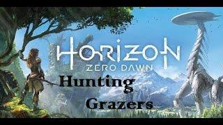 Horizon Zero Dawn Showcase: Hunting Grazers.