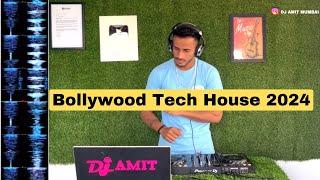 Dj Amit Mumbai | Bollywood Tech House Mix | Non Stop Dj Live Mix | 2024 Bollywood Tech House Mashup