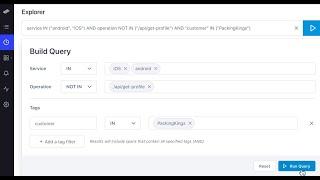 Explore Lightstep's Query Builder feature