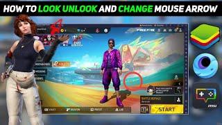 How To Hide / Unhide Mouse Cursor In Bluestacks Free Fire - Remove Arrow In Bluestacks 5