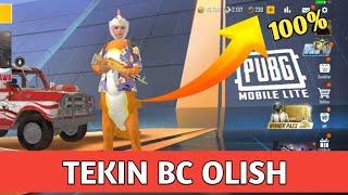 Tekinga bc olish Pubg Mobile Lite | Bepul bc olish 2022